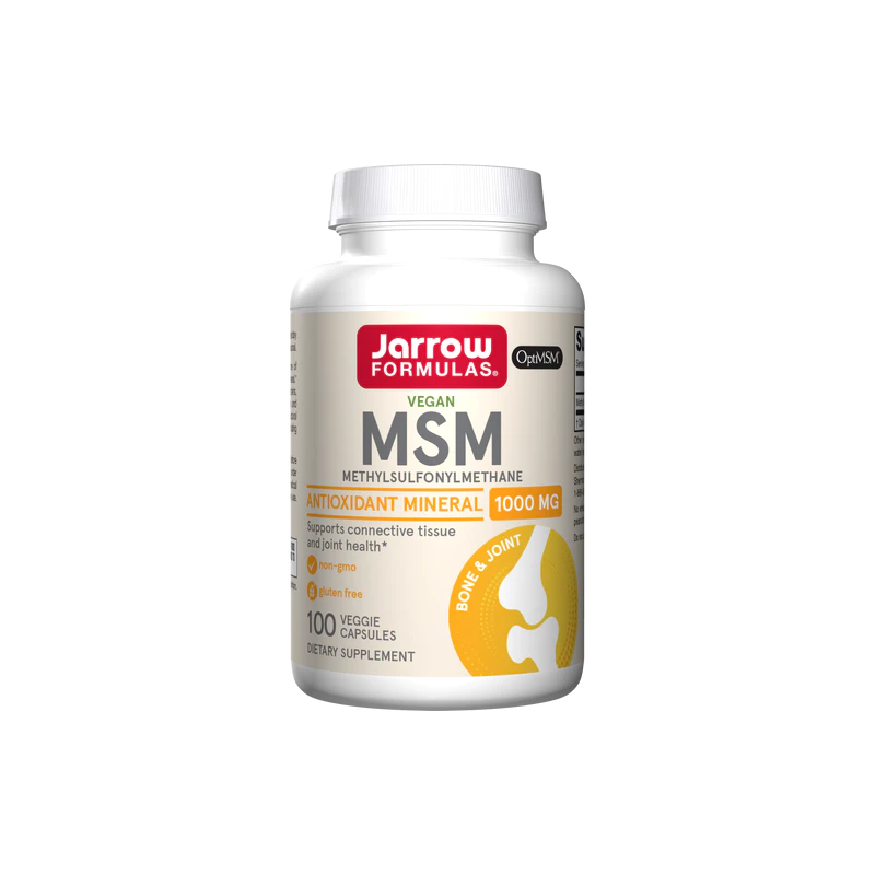 MSM - Siarka MSM /metylosulfonylometan/ OptiMSM 1000 mg (100 kaps.) Jarrow Formulas