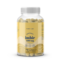 Imbir Lekarski 400 mg - Ekstrakt 10:1- 5% Gingeroli (170 kaps.) Pure Lab