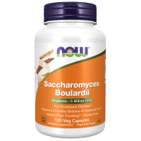 Probiotyk Saccharomyces Boulardii (120 kaps.) NOW Foods