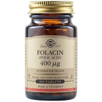 Folacin (Folic Acid) - Kwas foliowy 400 mcg (100 tabl.) Solgar