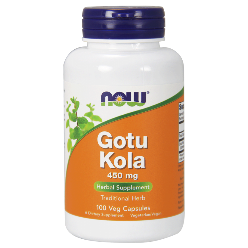 Gotu Kola 450 mg (100 kaps.) Now Foods