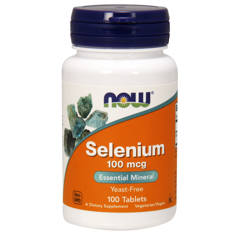 Selenium - Selen 100 mcg (100 tabl.) NOW Foods