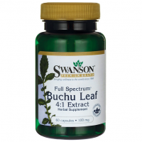 Full Spectrum Buchu Leaf - Bukko Brzozowe ekstrakt 100 mg (60 kaps.) Swanson
