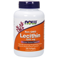 Lecytyna 1200 mg non GMO (100 kaps.) NOW Foods