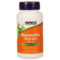 Boswellia 250 mg ekstrakt z Kurkumą (60 kaps.) Now Foods