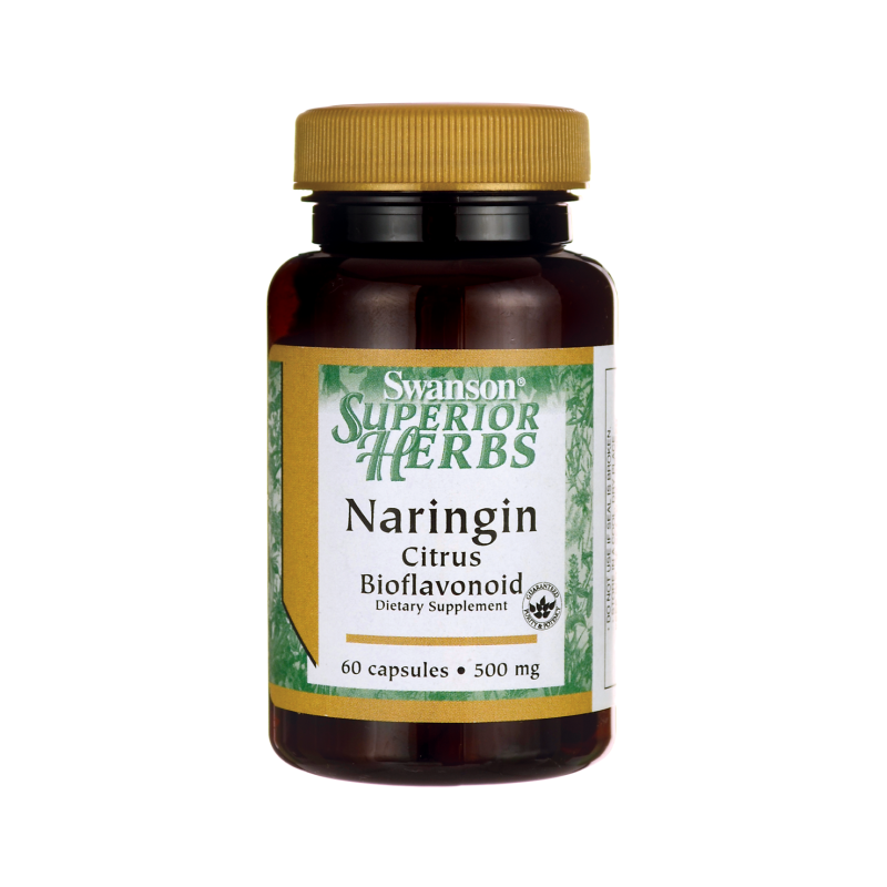 Naringina (bioflawonoid cytrusowy) 500mg (60 kaps) - Swanson