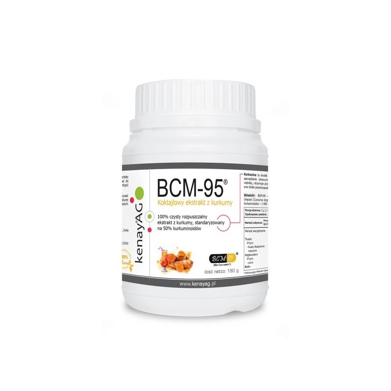 BCM-95 rozpuszczalny ekstrakt z kurkumy (Biocurcumin) (180 g) Kenay