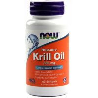 Olej z kryla 500 mg - Neptun Krill Oil DHA EPA (60 kaps.) Now Foods