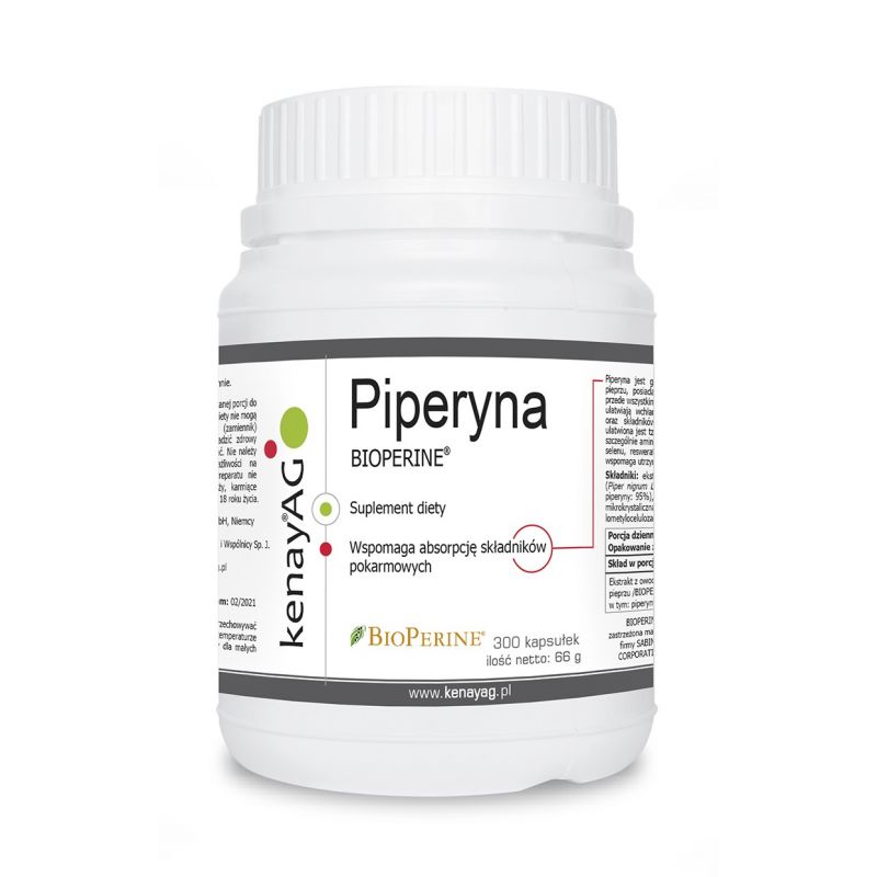 Bioperine - Piperyna (300 kaps.) Kenay