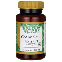 Ekstrakt z Nasion Winogron (Grape Seed Extract) - MegaNatural-BP (60 kaps) Swanson