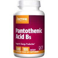 Pantothenic Acid - Kwas Pantotenowy (Witamina B5) 500 mg  (100 kaps.) Jarrow Formulas