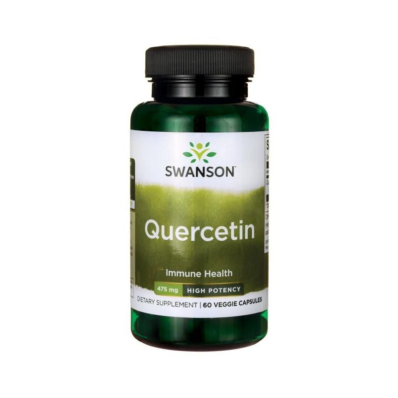 Quercetin - Kwercetyna (Dihydrat) 475 mg (60 kaps.) Swanson