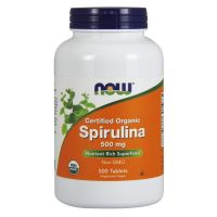 BIO Spirulina 500 mg (500 kaps.) NOW Foods