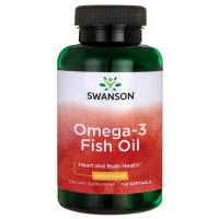 Omega-3 smak cytrynowy (150 kaps.) Swanson