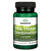 Milk Thistle Combination - Kompleks ziół wspomagających wątrobę (60 kaps.) Swanson
