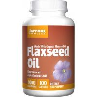 Flaxseed Oil 1000 mg - Olej lniany (100 kaps.) Jarrow Formulas