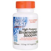 Bromelaina 3000 GDU 500 mg (90 kaps.) Doctor's Best