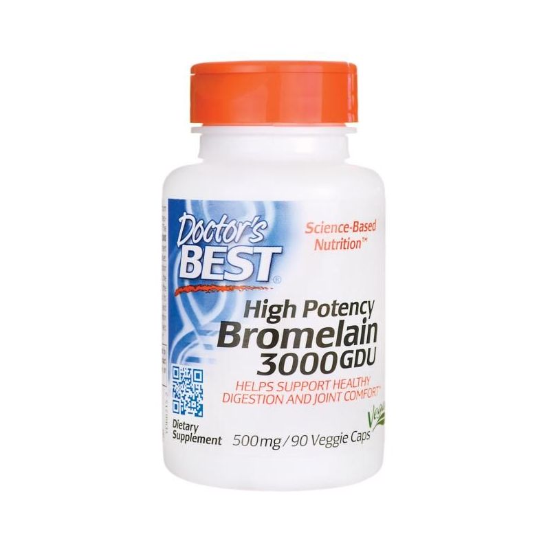 Bromelaina 3000 GDU 500 mg (90 kaps.) Doctor's Best