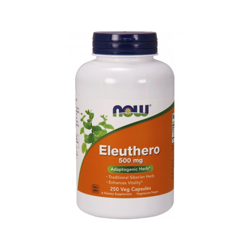 Eleuthero 500 mg - Żeń-szeń Syberyjski (250 kaps.) NOW Foods
