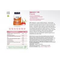 Neutralna Witamina C - AlphaSorb-C 500 mg (90 kaps.) NOW Foods