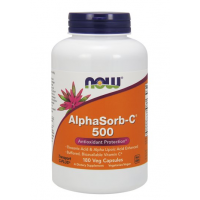 Neutralna Witamina C (Askorbinian Wapnia) - AlphaSorb-C 500 mg (180 kaps.) NOW Foods