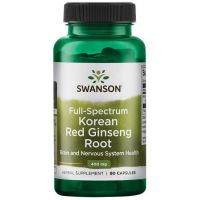 FS Korean Red Ginseng Root - Żeń-szeń Koreański (90 kaps.) Swanson