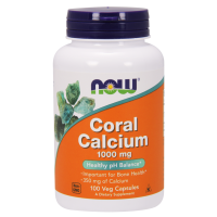 Wapno Koralowe (Coral Calcium) - Wapno z Koralowca 1000 mg (100 kaps.) NOW Foods