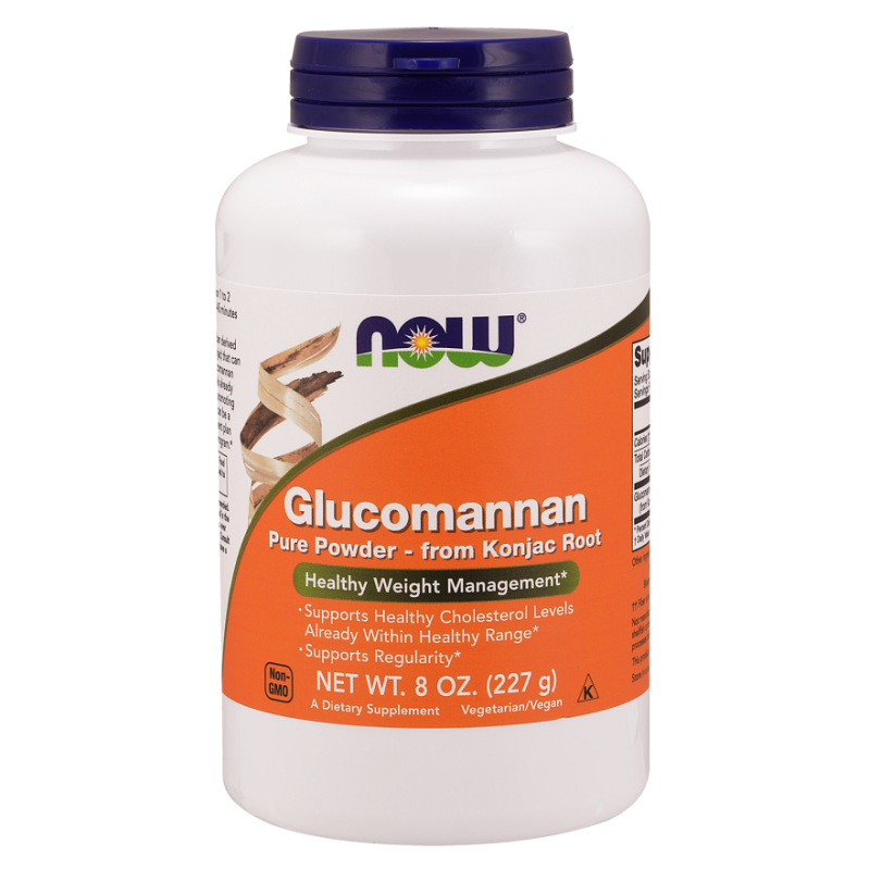 Glucomannan (Glukomannan) - Konjac Root proszek (227 g) NOW Foods