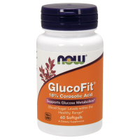 GlucoFit - wyciąg z liści Banaba (60 kaps.) NOW Foods