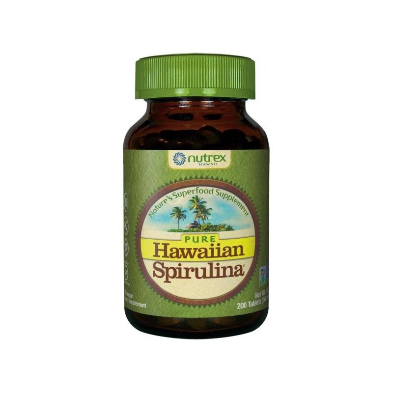 Hawaiian Spirulina - Spirulina hawajska Pacifica 500 mg (200 tabl.) Cyanotech