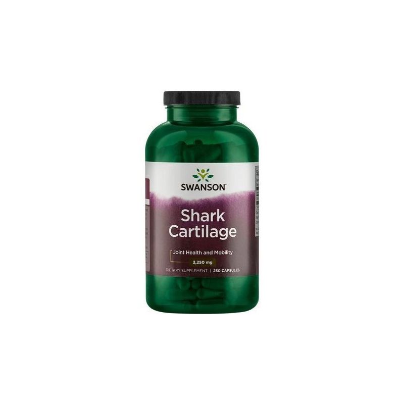 Shark Cartilage - Chrząstka Rekina 750 mg (250 kaps.) Swanson