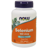 Selenium - Selen 100 mcg (250 tabl.) NOW Foods