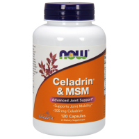 Celadrin 500 mg i MSM 100 mg (120 kaps.) NOW Foods