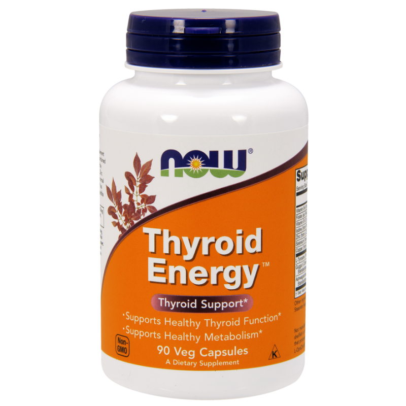 Thyroid Energy - Wsparcie Tarczycy (90 kaps.) NOW Foods