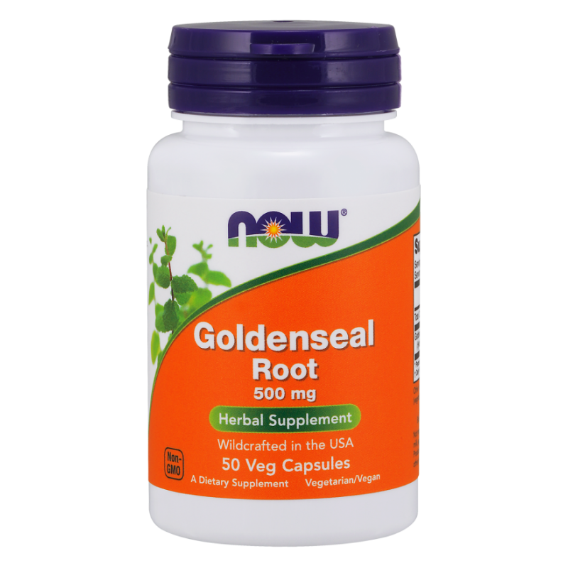 Goldenseal Root - Gorzknik Kanadyjski 500 mg (50 kaps.) NOW Foods
