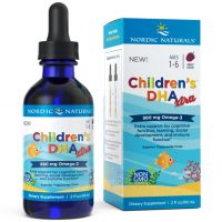Childrens DHA Xtra - DHA i EPA dla dzieci o smaku jagodowym (60 ml) Nordic Naturals