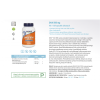 DHA - 500 DHA 250 EPA Kwas dokozaheksaenowy 500 mg (180 kaps.) Now Foods